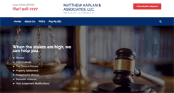 Desktop Screenshot of mkaplanlaw.com